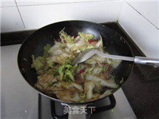 醋溜白菜的做法步骤:10