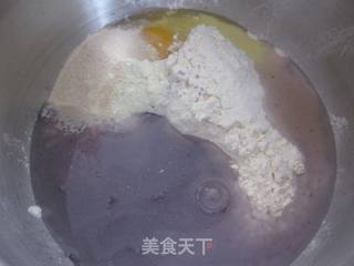 杂粮土司的做法步骤:2