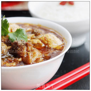 超强美味的下饭菜菜-----麻婆豆腐鸡的做法步骤:13