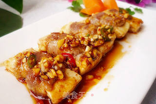 梅子肉煎豆腐的做法步骤:19