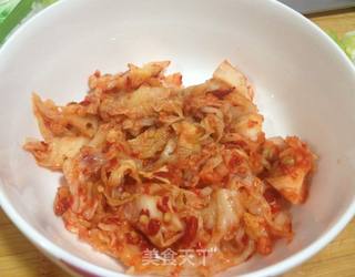 辣白菜炒五花肉的做法步骤:5