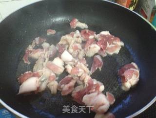 辣白菜炒五花肉的做法步骤:7