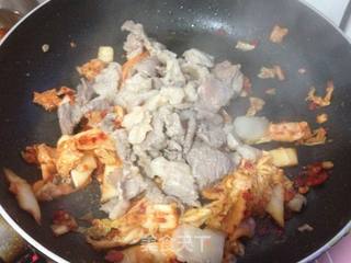 辣白菜炒五花肉的做法步骤:9