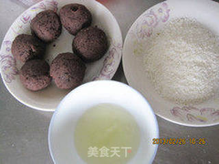 红豆馅雪花面包的做法步骤:3