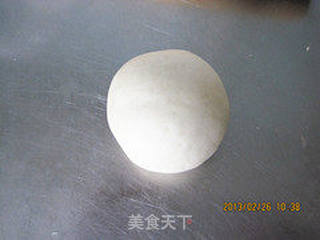 红豆馅雪花面包的做法步骤:6