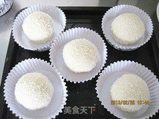 红豆馅雪花面包的做法步骤:9