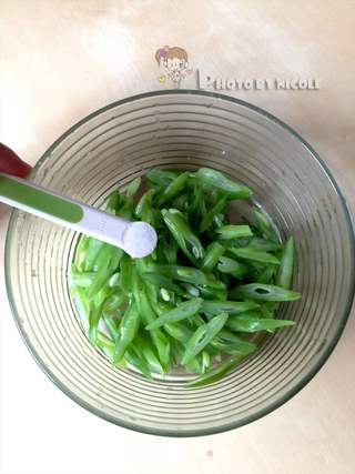 芝香四季豆的做法步骤:5