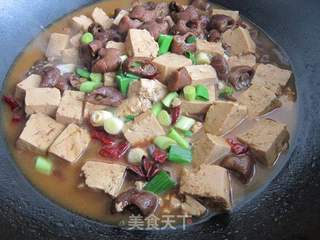 肥肠豆腐煲的做法步骤:10