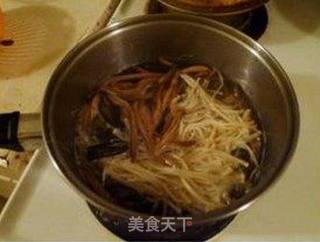 芥末粉丝素拌菜的做法步骤:5