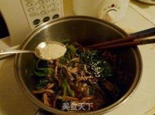 芥末粉丝素拌菜的做法步骤:10