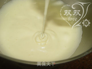 面包机版米海绵蛋糕的做法步骤:7