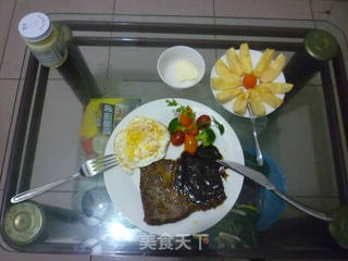 黑椒牛排的做法步骤:8