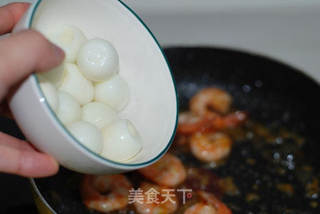甜蜜凤尾虾的做法步骤:4