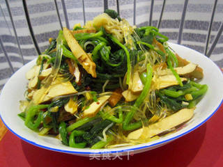 【凉拌菠菜】---清新小凉菜的做法步骤:9