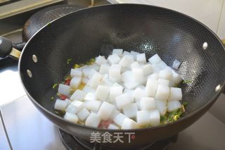 无肉也欢，北方小吃-【风味炒凉粉】的做法步骤：8