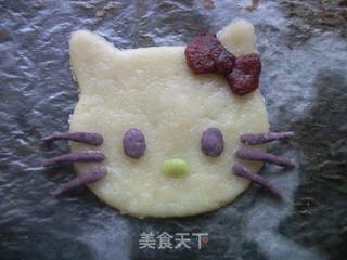 hello kitty 情侣饼干的做法步骤:8