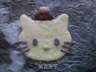 hello kitty 情侣饼干的做法步骤:11