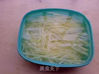 咖喱黄金土豆丝的做法步骤:3