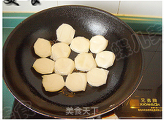 油煎糍粑配擂茶的做法步骤:4