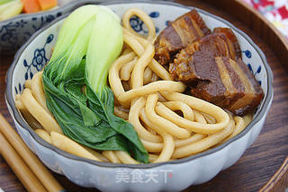 多图详解手工拉面的制作攻略——红烧肉手工拉面的做法步骤:16