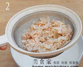 虾皮味精的做法步骤:2