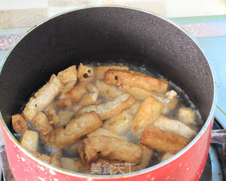 春天里的养生菜----蚝油豆腐煲的做法步骤:7