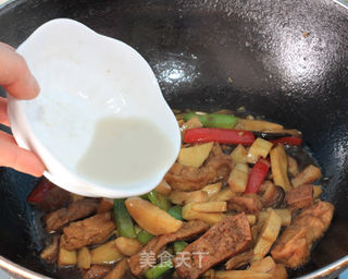 春天里的养生菜----蚝油豆腐煲的做法步骤:13