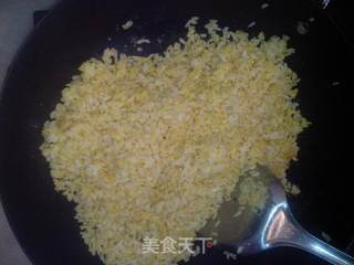 零厨艺做出美味黄金炒饭的做法步骤：4