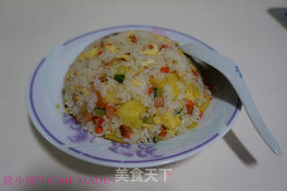 什锦菠萝饭的做法步骤:11