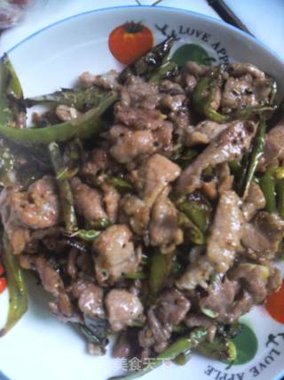 尖椒肉片 (正中的)的做法步骤:10
