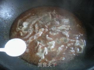 饭店美味在家做——水煮肉片的做法步骤:11