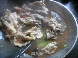 饭店美味在家做——水煮肉片的做法步骤:13