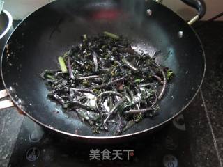 清炒红苔菜的做法步骤：5