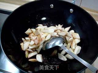 家常菜“豆豉烧茭白”的做法步骤：5