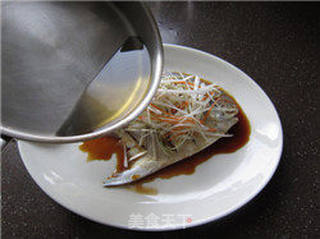 清蒸平鱼的做法步骤:9