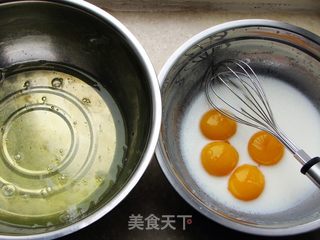 金桔戚风蛋糕的做法步骤:3