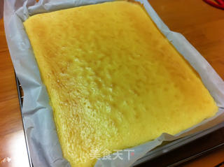菠萝夹心棉花蛋糕的做法步骤:12