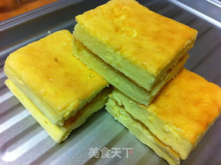 菠萝夹心棉花蛋糕的做法步骤:13
