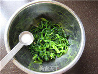 芝麻菠菜的做法步骤:7