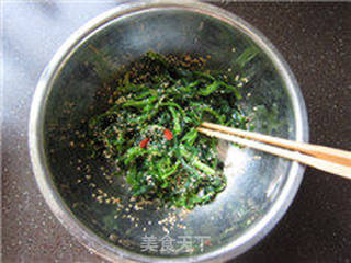 芝麻菠菜的做法步骤:12