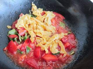 韭菜西红柿鸡蛋面的做法步骤:13