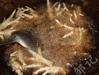 椒麻虎皮鸡爪的做法步骤:5