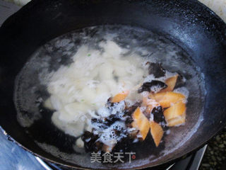 香脆糖醋荸荠素肉片的做法步骤：5
