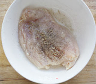 烤鸡肉水果沙拉的做法步骤：2