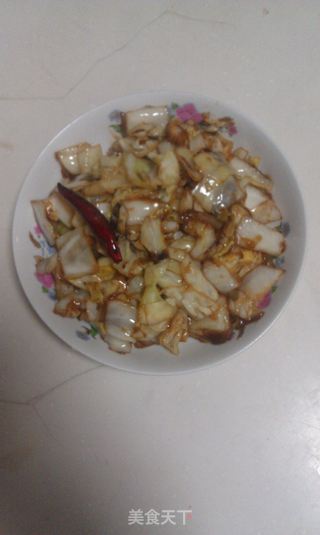 醋溜辣白菜的做法步骤:5