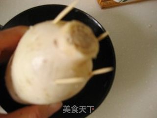 女人养颜小吃---糯米藕的做法步骤:5