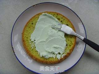 清新甜美---香兰椰子奶油蛋糕的做法步骤:21