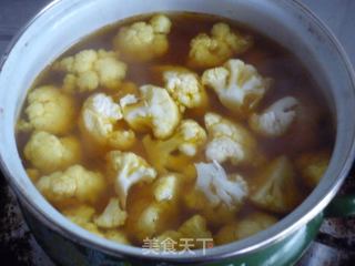 泡泰式咖喱花椰菜的做法步骤：4