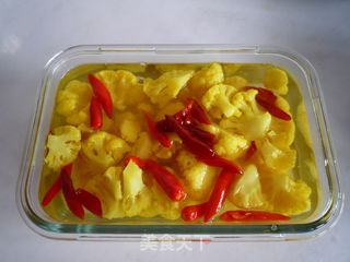 泡泰式咖喱花椰菜的做法步骤：11