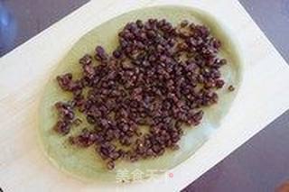 抹茶蜜豆乡村面包的做法步骤:8